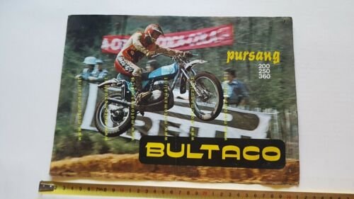 Bultaco Pursang 360 250 200 1975 depliant originale brochure
