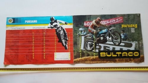 Bultaco Pursang 360 250 200 1975 depliant originale brochure