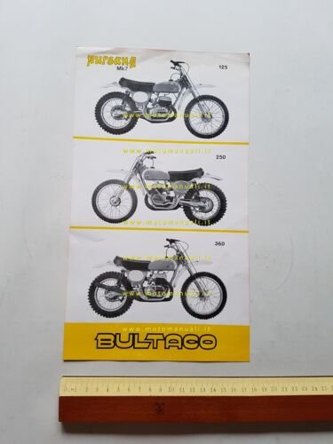 Bultaco Pursang MK7 125 - 250 - 360 cross 1974 …