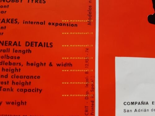 Bultaco Pursang MK7 125 - 250 - 360 cross 1974 …