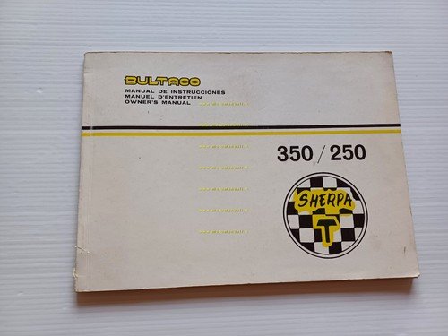 Bultaco Sherpa T 250 - T 350 1981 manuale uso …