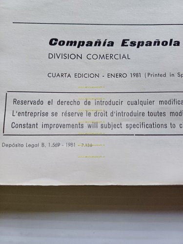 Bultaco Sherpa T 250 - T 350 1981 manuale uso …