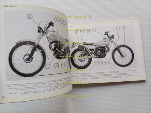 Bultaco Sherpa T 250-350 1978 manuale uso manutenzione libretto originale
