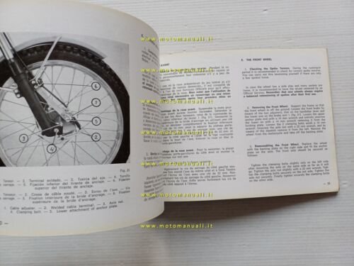 Bultaco Sherpa T 250-350 1978 manuale uso manutenzione libretto originale