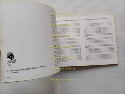 Bultaco Sherpa T 250-350 1978 manuale uso manutenzione libretto originale