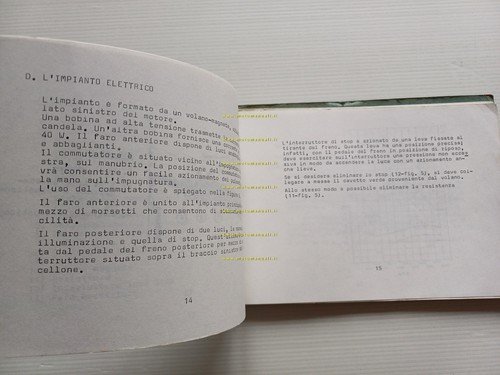 Bultaco Sherpa T 250-350 manuale uso manutenzione libretto testo italiano