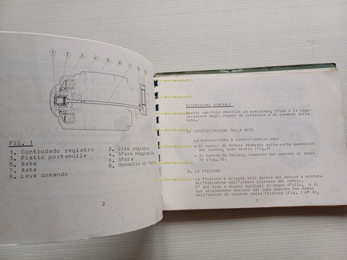 Bultaco Sherpa T 250-350 manuale uso manutenzione libretto testo italiano