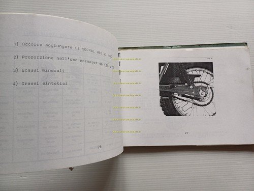 Bultaco Sherpa T 250-350 manuale uso manutenzione libretto testo italiano