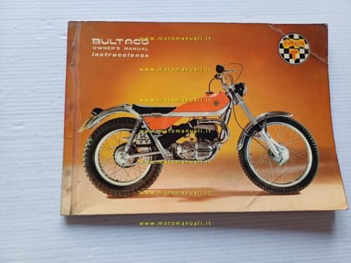 Bultaco Sherpa T 250 Trial 1971 manuale uso manutenzione originale