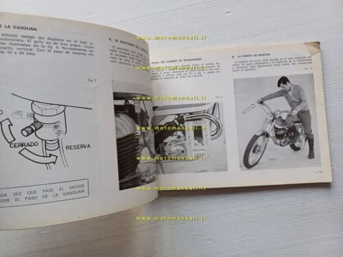 Bultaco Sherpa T 250 Trial 1971 manuale uso manutenzione originale