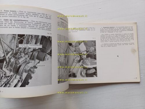 Bultaco Sherpa T 250 Trial 1971 manuale uso manutenzione originale