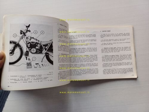 Bultaco Sherpa T 350 - 250 1978 manuale uso manutenzione …