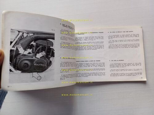 Bultaco Sherpa T 350 - 250 1978 manuale uso manutenzione …