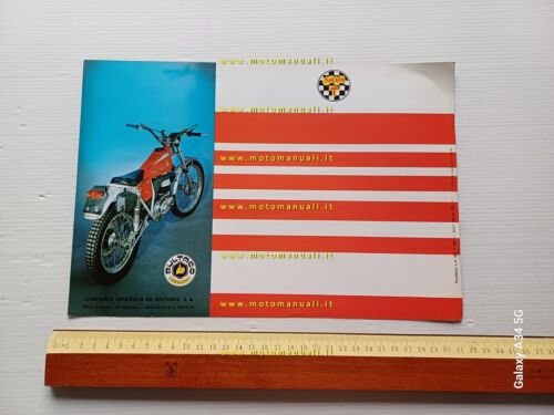 BULTACO Sherpa T 74 - 125 Trial 1976 depliant originale …