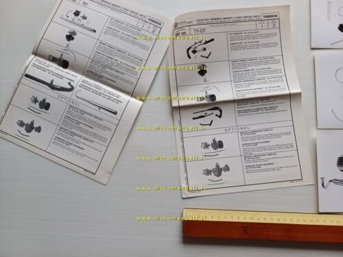 C.D.C. Malossi cartella stampa IFMA 1980 accessori carburatori Honda Zundapp