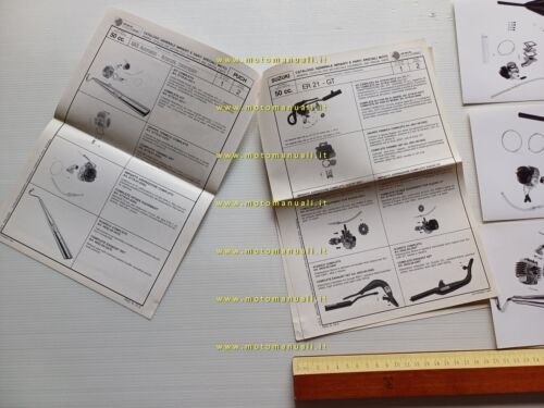 C.D.C. Malossi cartella stampa IFMA 1980 accessori carburatori Honda Zundapp