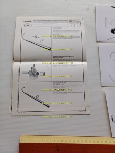 C.D.C. Malossi cartella stampa IFMA 1980 accessori carburatori Honda Zundapp
