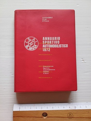 C.S.A.I. annuario sportivo automobilistico 1972 originale