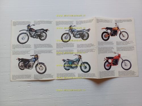 Cagiva - Harley-Davidson produzione modelli 1978 depliant originale
