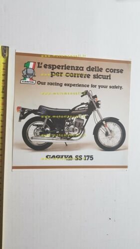 Cagiva - HD SS 175 1978 depliant originale brochure moto