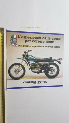 Cagiva - HD SX 175 1978 depliant originale brochure moto
