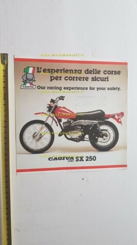 Cagiva - HD SX 250 1978 depliant originale brochure moto