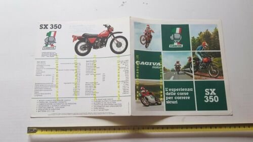 Cagiva - HD SX 350 1978 depliant originale brochure moto