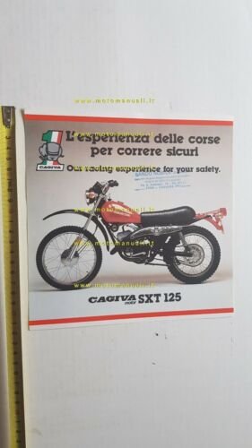 Cagiva - HD SXT 125 1978 depliant originale brochure moto