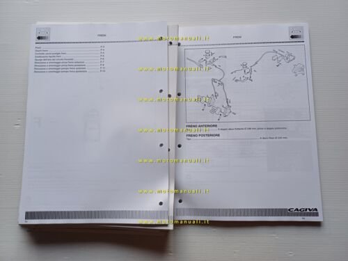 Cagiva 1000 Raptor V-Raptor 2000 manuale officina italiano originale shop …