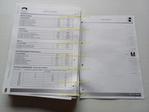 Cagiva 1000 Raptor V-Raptor 2000 manuale officina italiano originale shop …