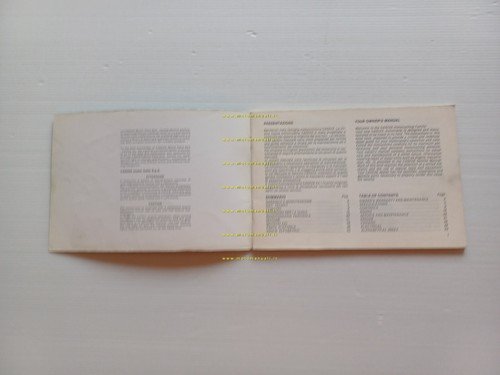 Cagiva 125 Aletta Electra 1984 manuale uso manutenzione originale Italiano