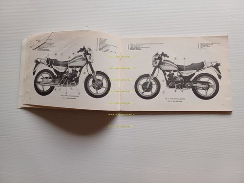 Cagiva 125 Aletta Electra 1984 manuale uso manutenzione originale Italiano