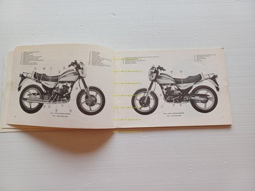 Cagiva 125 Aletta Electra 1984 manuale uso manutenzione originale Italiano
