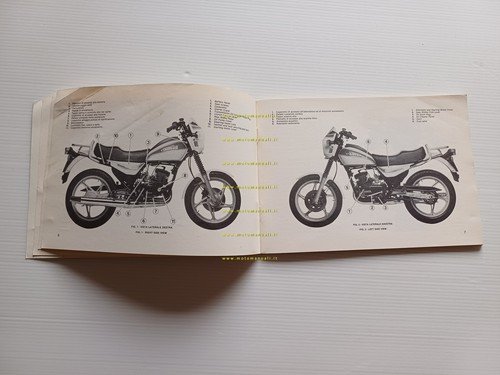 Cagiva 125 Aletta Electra 1984 manuale uso manutenzione originale Italiano