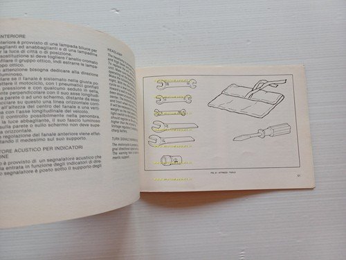 Cagiva 125 Aletta Electra 1984 manuale uso manutenzione originale Italiano