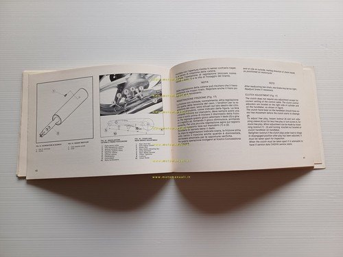 Cagiva 125 Aletta Electra 1984 manuale uso manutenzione originale Italiano