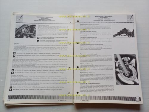 CAGIVA 125 ALETTA ORO 125 S1 - S2 1986-87 manuale …