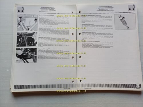 CAGIVA 125 ALETTA ORO 125 S1 - S2 1986-87 manuale …