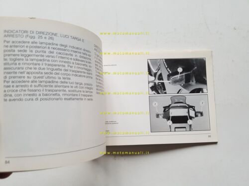 Cagiva 125 Aletta Oro 1985 manuale uso manutenzione libretto originale