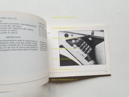 Cagiva 125 Aletta Oro 1985 manuale uso manutenzione libretto originale