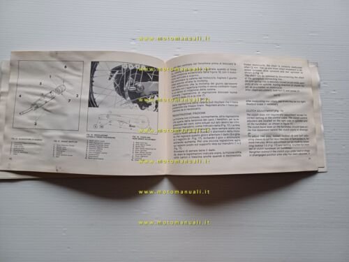 Cagiva 125 Aletta Rossa 1983 manuale uso manutenzione originale owner's …