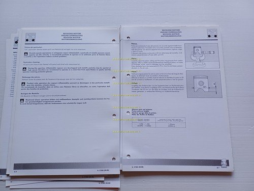 Cagiva 125 Blues 1988 AGGIORNAMENTO manuale officina originale