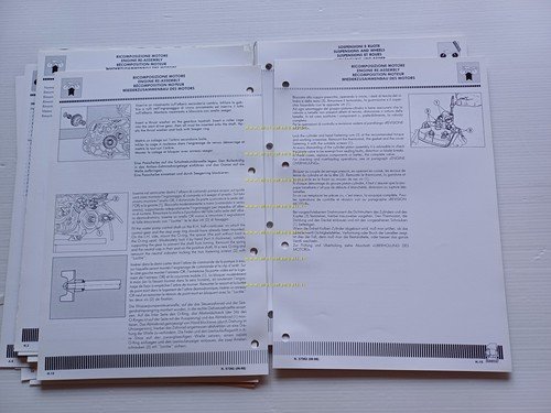 Cagiva 125 Blues 1988 AGGIORNAMENTO manuale officina originale