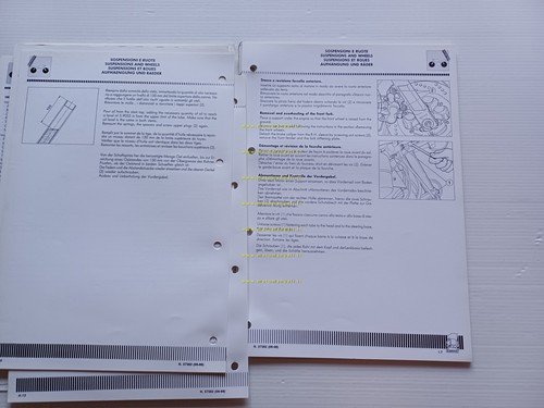 Cagiva 125 Blues 1988 AGGIORNAMENTO manuale officina originale