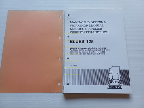 Cagiva 125 Blues 1988 AGGIORNAMENTO manuale officina originale