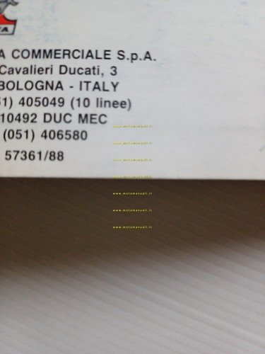 Cagiva 125 Blues 1988 manuale uso manutenzione libretto originale Italiano