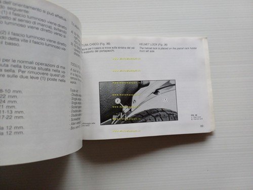 Cagiva 125 Blues 1988 manuale uso manutenzione libretto originale Italiano