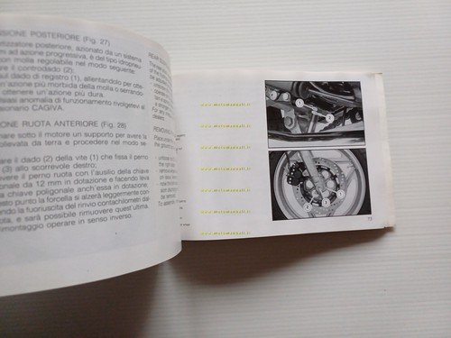 Cagiva 125 Blues 1988 manuale uso manutenzione libretto originale Italiano
