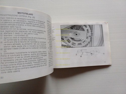 Cagiva 125 Blues 1988 manuale uso manutenzione libretto originale Italiano