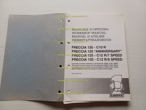 Cagiva 125 Freccia C10 - C12 R 1991 manuale officina …
